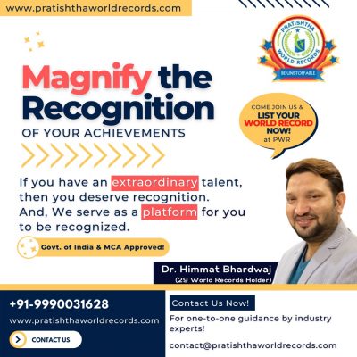 Magnify the recognition of your achievements